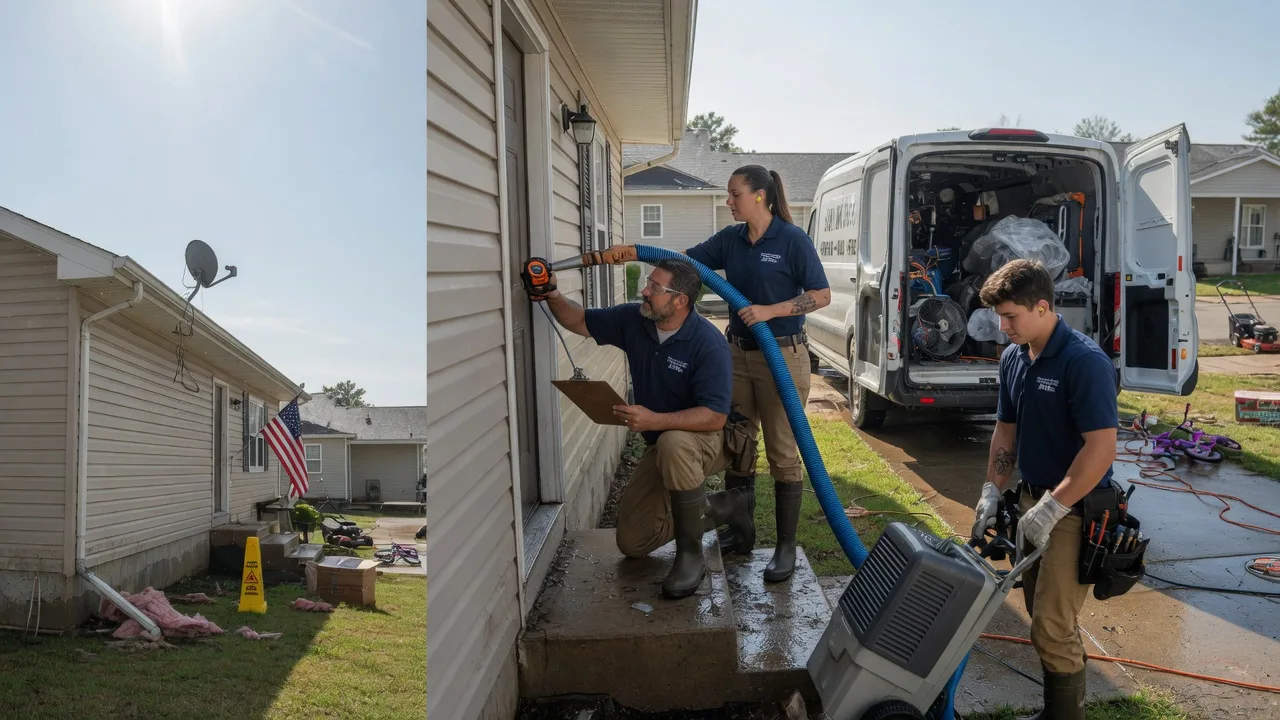 Ceiling Water Damage Restoration in Flushing, OH near me